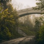 A photo of a foggy bridge in Verdant Milwaukee.